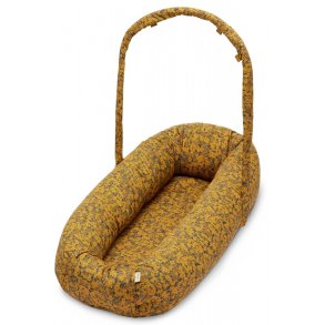 Konges Sljd - Babynest m/bjle Winther Leaves Mustard