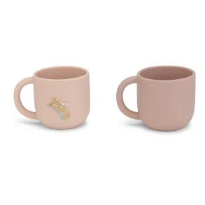 Konges Sljd - 2 Pak Silikone Kopper Rainbow Kitty