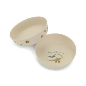 Konges Sljd - 2-Pak Skl Lemon/Dino