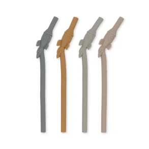 Konges Sljd - Silikone sugerr 4-pak - Quarry Blue