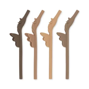 Konges Sljd - Silikone sugerr 4-pak Unicorn - Shitaki Mix