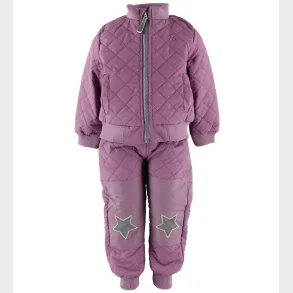 Mikk-line Coated Termot�j - 2-delt - Med foer - Lilla