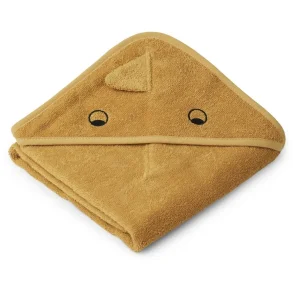 Liewood kologisk Baby Badehndklde Dino Yellow