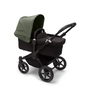 Bugaboo Donkey5 Mono - Midnight Black Stel - Midnight Black Bund - Forest Green Kaleche 