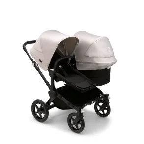 Bugaboo Donkey5 Duo - Midnight Black Stel - Midnight Black Bund - Misty White Kaleche 
