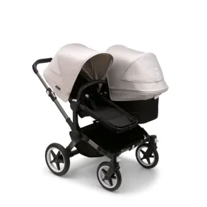 Bugaboo Donkey5 Duo - Graphite Stel - Midnight Black Bund - Misty White Kaleche 