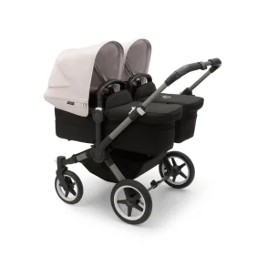 Bugaboo Donkey5 Twin - Graphite Stel - Midnight Black Bund - Misty White Kaleche 
