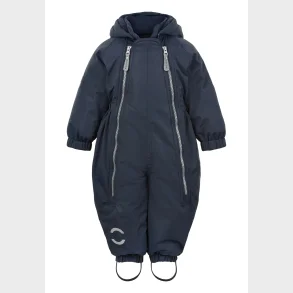 Mikkline Flyverdragt - Baby Flyverdragt, 2 lynls - Blue Nights