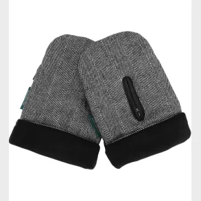 Kong Walther - Barnevogns handsker - Black Tweed