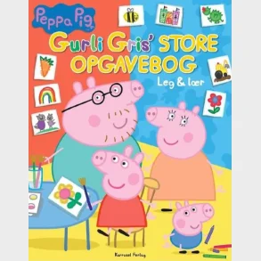 Gurli Gris - Store Opgavebog - Leg & Lr 