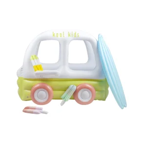 Sunnylife - The Cubby Surfing Dino - Ice Mint 110x140cm