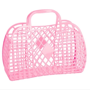 Sun Jellies Retro Taske - Bubblegum Pink Stor