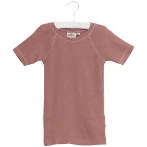 Wheat - Uld T-shirt 100% Merino Uld Nostalgic Rose