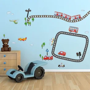 Walplus Wall Sticker Decal Kid's Transport