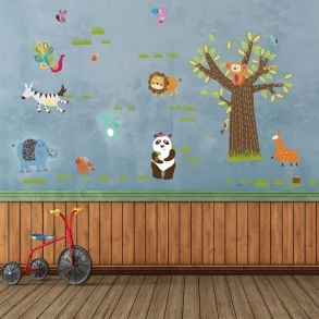 WS9040 - Walplus Kid's Zoo in my Room